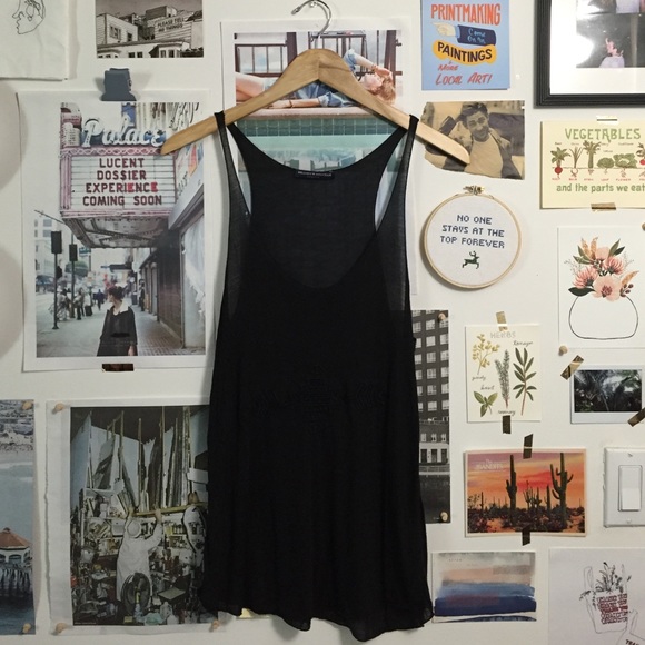 Brandy Melville Sheer Tank Top
