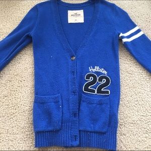 Hollister blue cover up