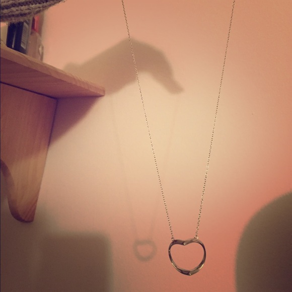Shadow heart necklace