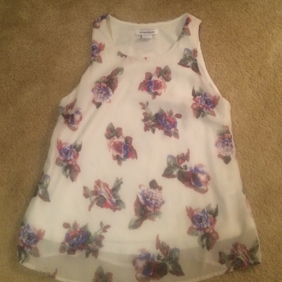 Floral tank top
