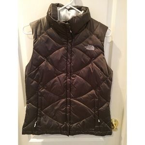 North Face down vest- like new!