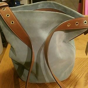 Coach suede bag