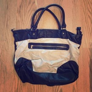 UO Black and White Bag