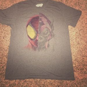 Spider-Man and green goblin shirt