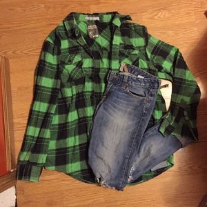 Green flannel