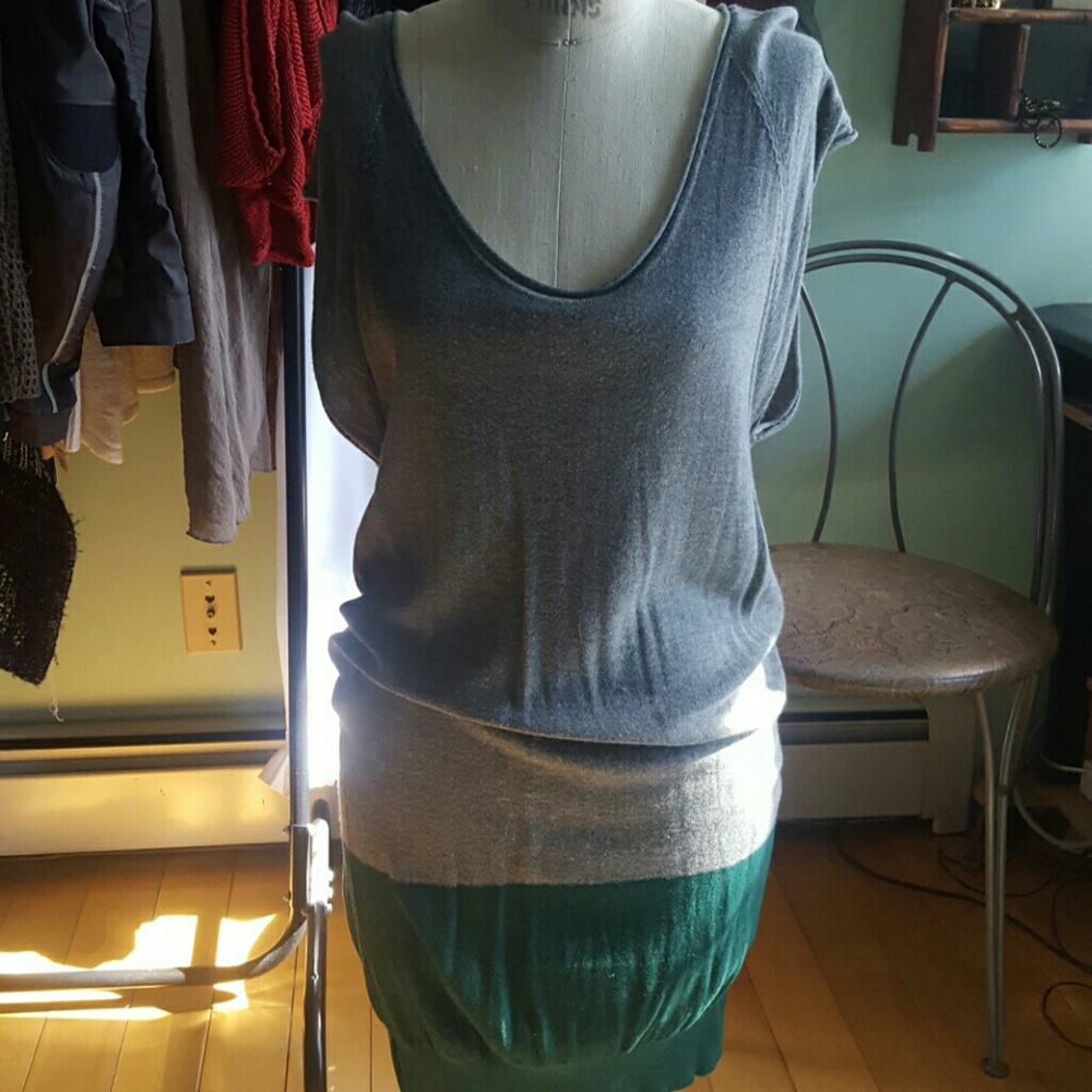 T by Alexander Wang Colorblock dress