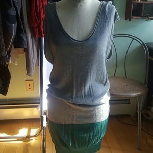 T by Alexander Wang Colorblock dress