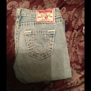 WOMENS TRUE RELIGION BOBBY SUPER T JEANS