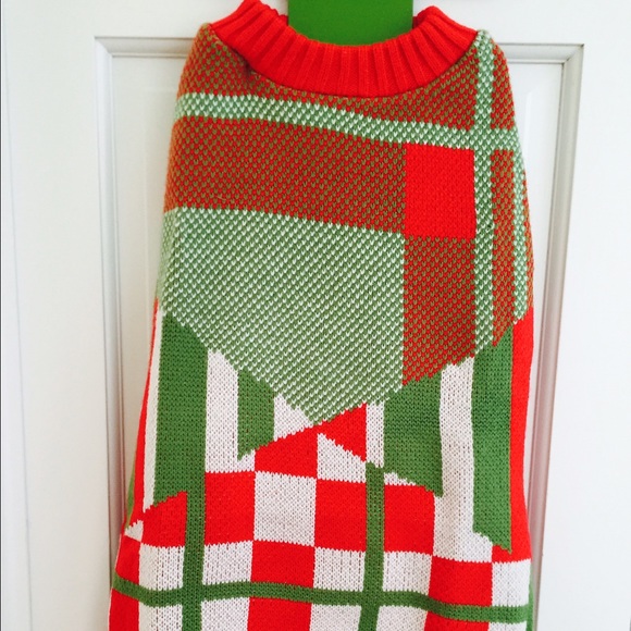 Pet Ugly Sweater Dog Apparel cap Size M 50 Lbs - Picture 1 of 1