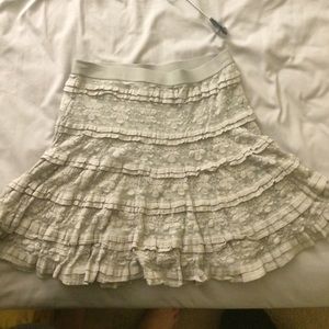 Gray lace Max Studio skirt