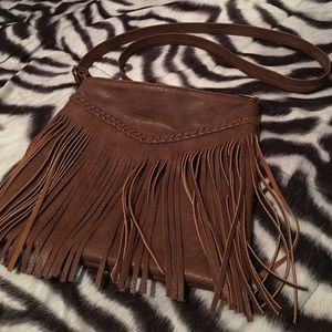 Fringe crossbody bag
