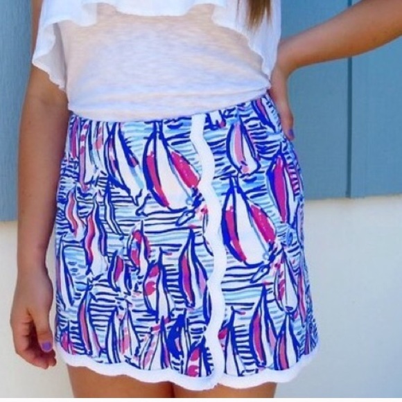 Red Right Return Skort