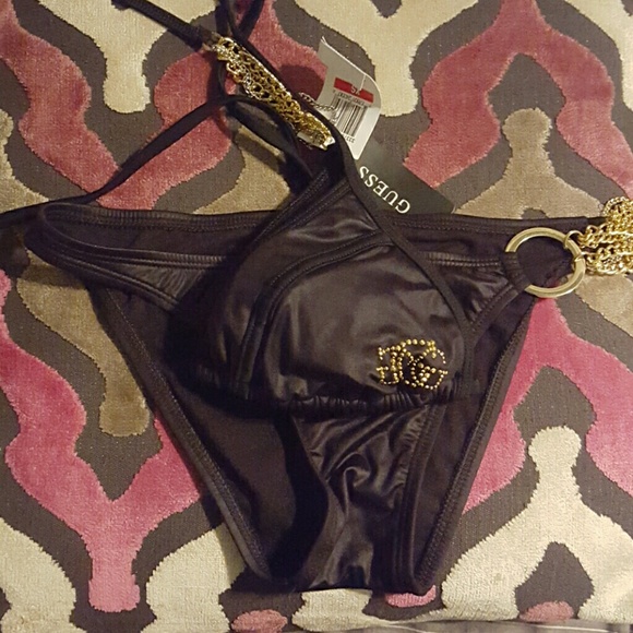 Sexy black bikini . Bikini bottoms have tags.