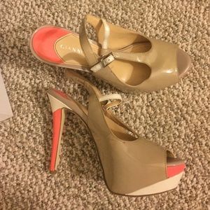 GIANNI BINI NUDE HEELS