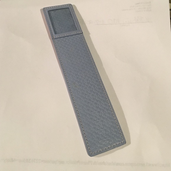 Coach Accessories - Never used Coach leather bookmark