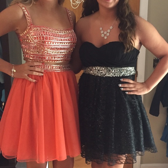 Two Piece Sherri Hill Homecoming Dress