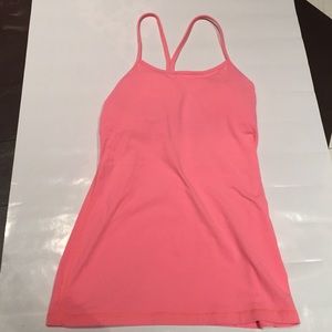 Neon Lululemon Y-tank
