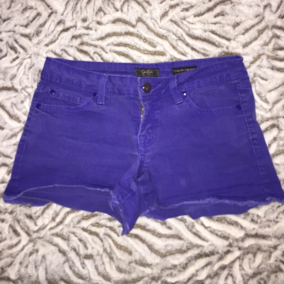 Royal blue JS shorts