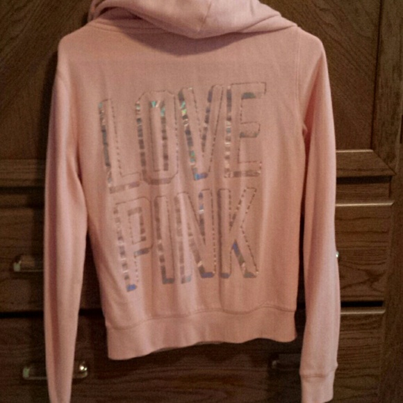 Love pink zip up!