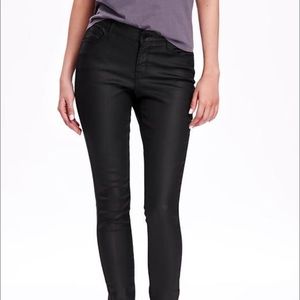 Mid-rise Rockstar coated jeans