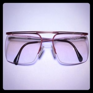 Vintage Rose Gold Fashion Glasses