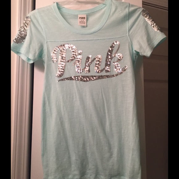 PINK brand sequin shirt. Worn once LIKE NEW