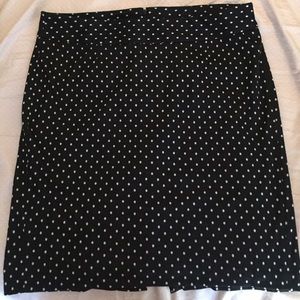 Lane Bryant Poka Dot Skirt