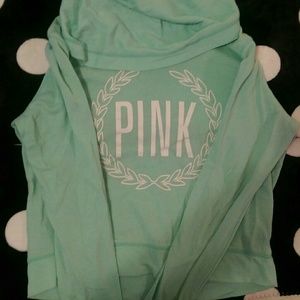 Large VS PINK Baby Blue Sweatshirt