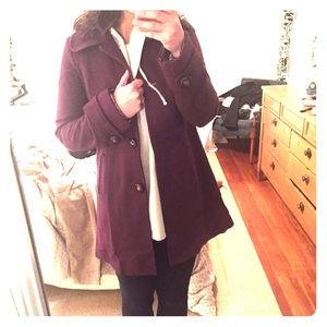 Sold Tulle purple pea coat