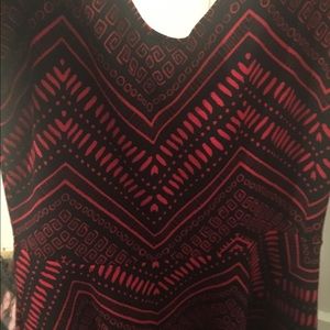 Black and red dress, never worn. Size XL