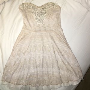 Free People Embroidered  Dress
