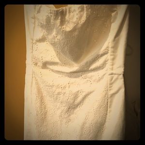 White Strapless H&M dress