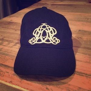 Crew Navy/Gold Monogram Hat