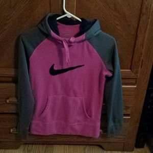 Nike therma fit funnel neck hoodie