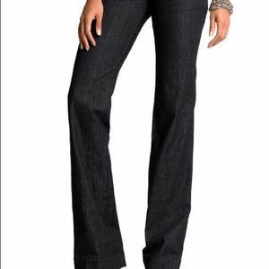 Banana Republic trouser dark wash jeans
