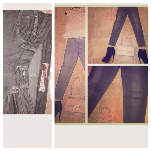 Zara TRF skinny jeans pants NEW gray free gift - Picture 2 of 4