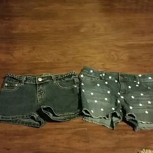 Blue Jean shorts size 12 girls