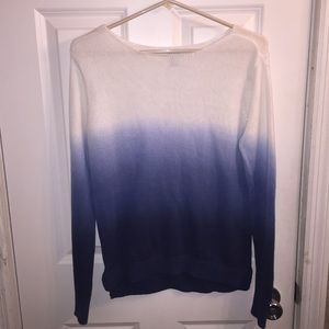 Blue Ombre Sweater
