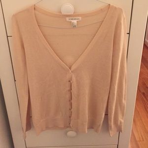 Forever 21 nude cardigan