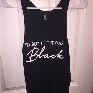 Black tank
