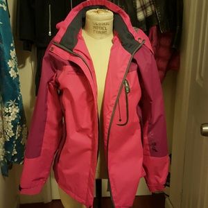 Outdoor hiking waterproof jacket