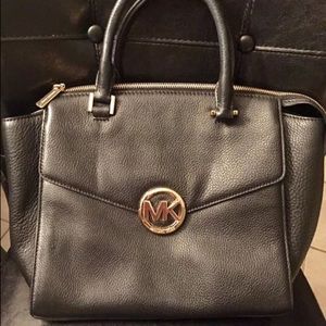 Michael Kors Black Leather Bag