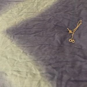 BUNDLE: blue infinity scarf and infinity necklace