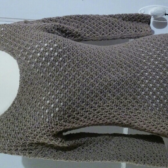 Beige Rope Sweater