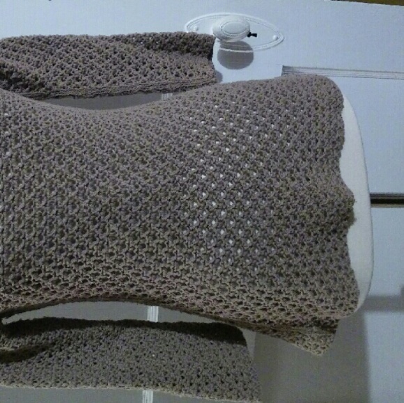 Beige Rope Sweater - Picture 2 of 3