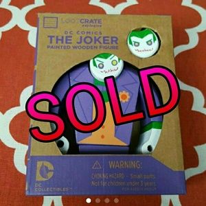 🚫SOLD🚫 The Joker Wooden Figure