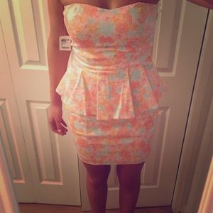 Charlotte Russe peplum dress