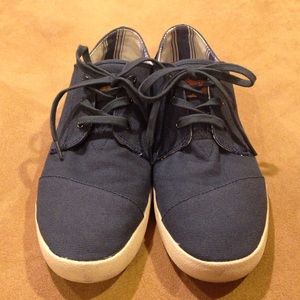 TOMS Navy Canvas Paseos