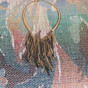 Chain Fringe fashion choker