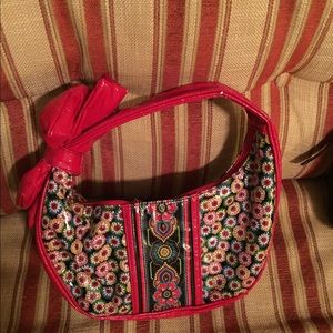 Vera Bradley Frill vinyl tote